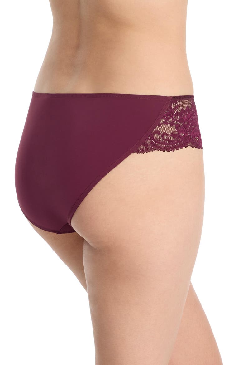 Captivate Lace Bikini, Alternate, color, Figgy/Nocturnal