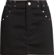 BP. Stud Denim Miniskirt