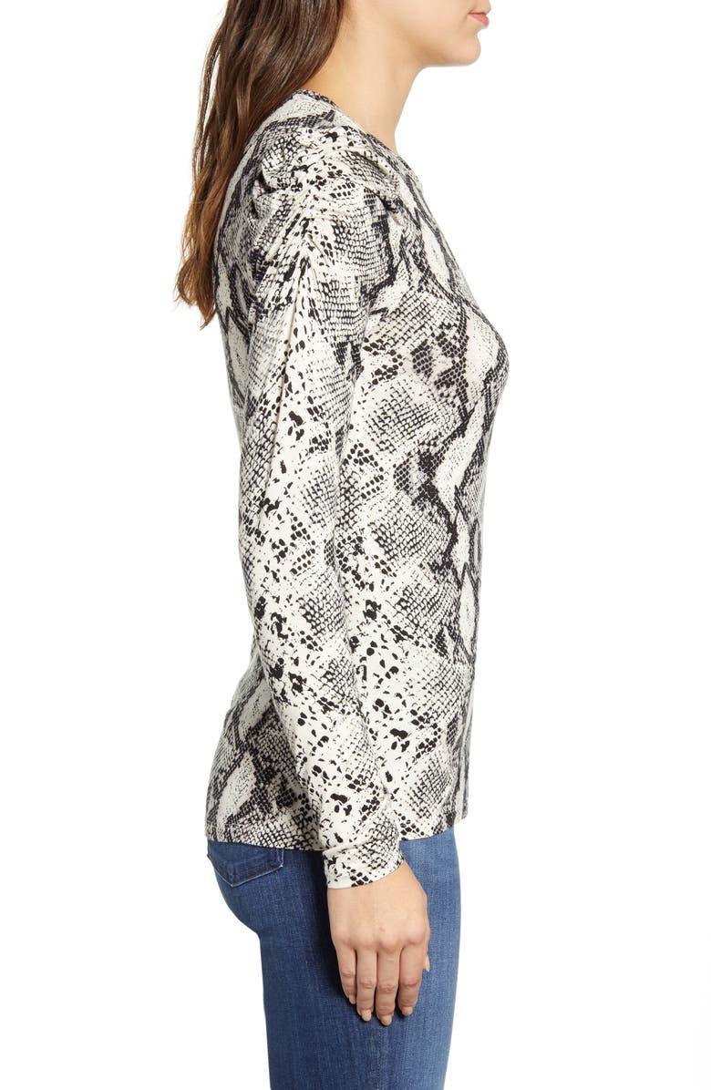 Bobeau Bishop Sleeve Top, Alternate, color,