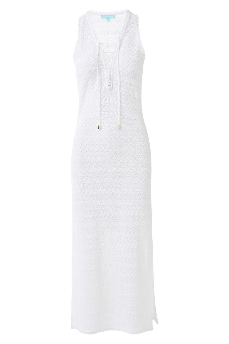 Maddie Cover-Up Dress, Alternate, color, WHITE