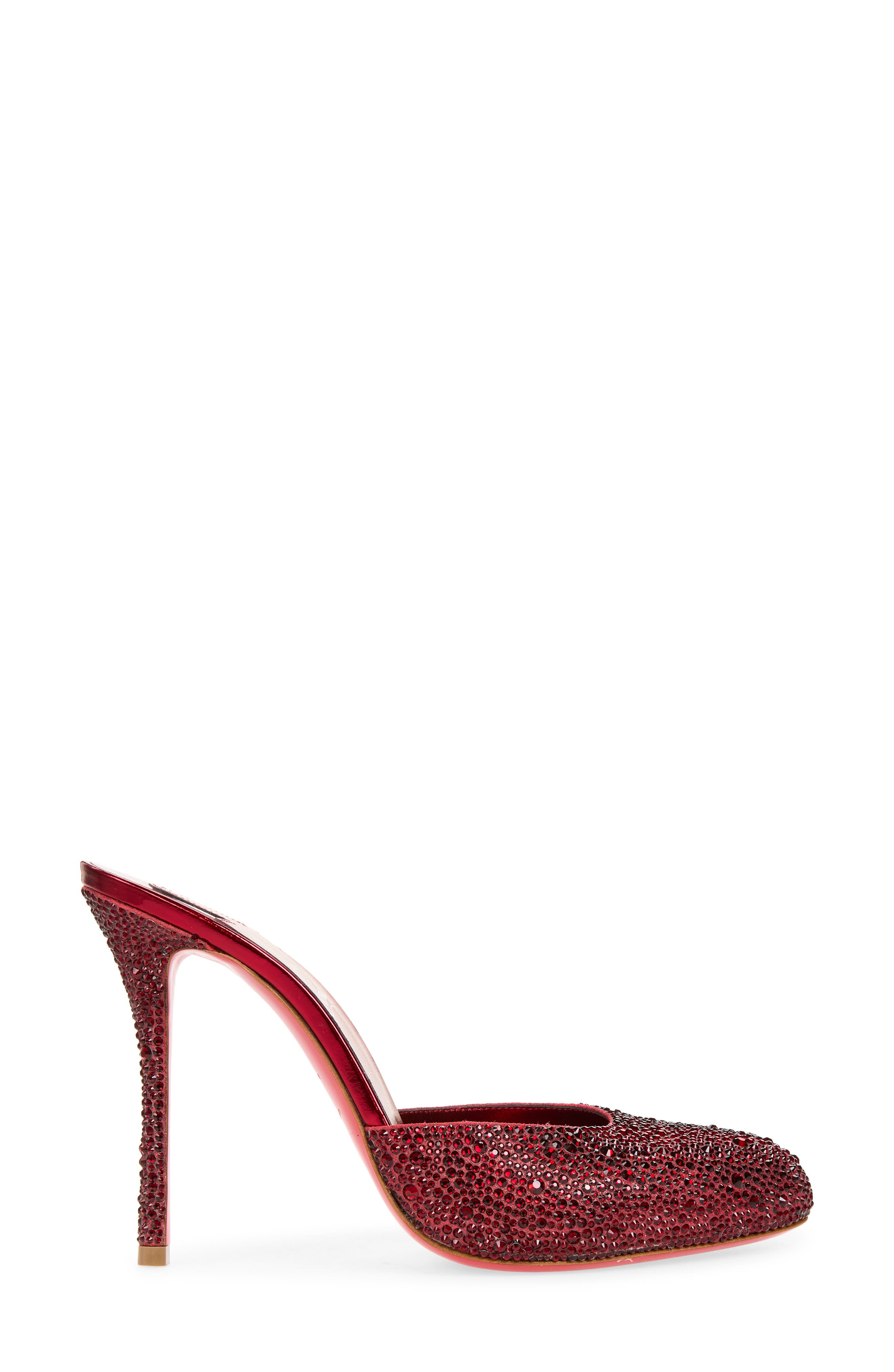 Dolly Strass Heeled Mule, Alternate, color, R95A EMPIRE/ LIN EMPIRE