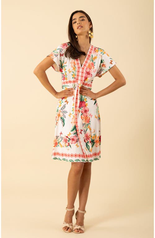 Hale Bob Bridget Jersey Dress In White