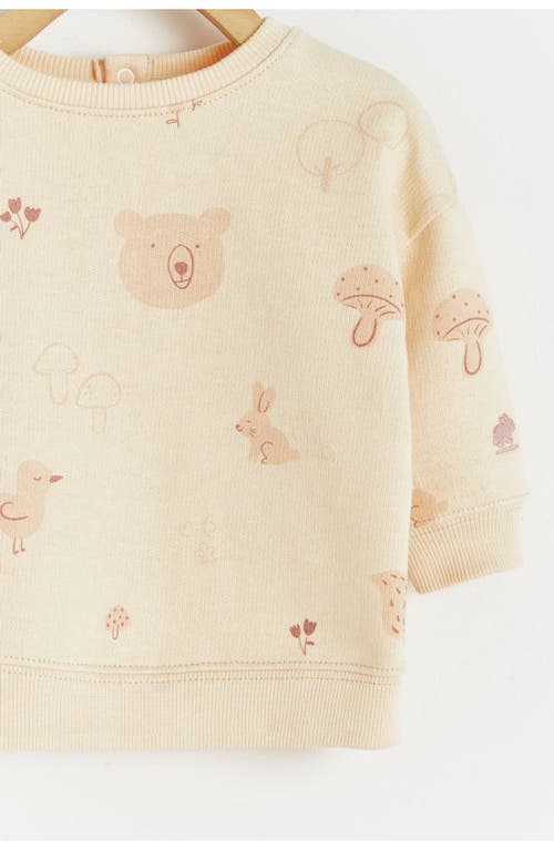Babycottons Tree Print Sweatshirt In Multicolor
