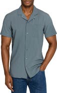 W.R.K Crinkle Short Sleeve Button-Up Camp Shirt