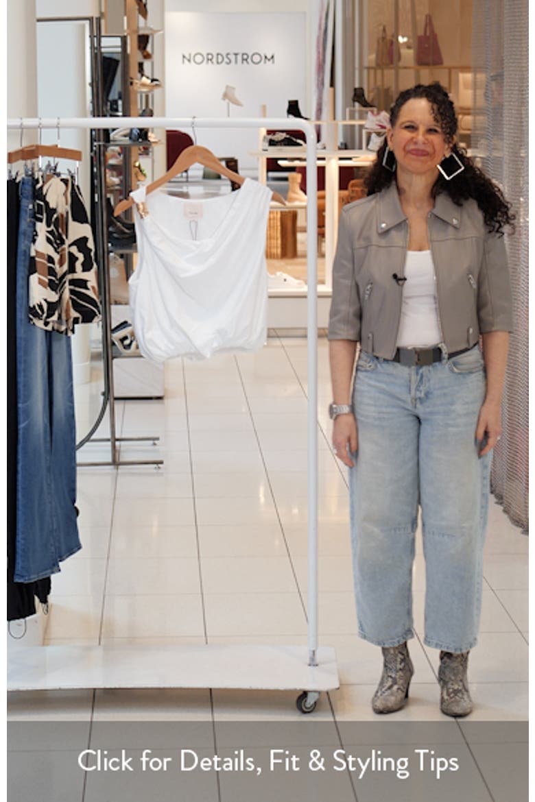 Darius Asymmetric Neck Top video