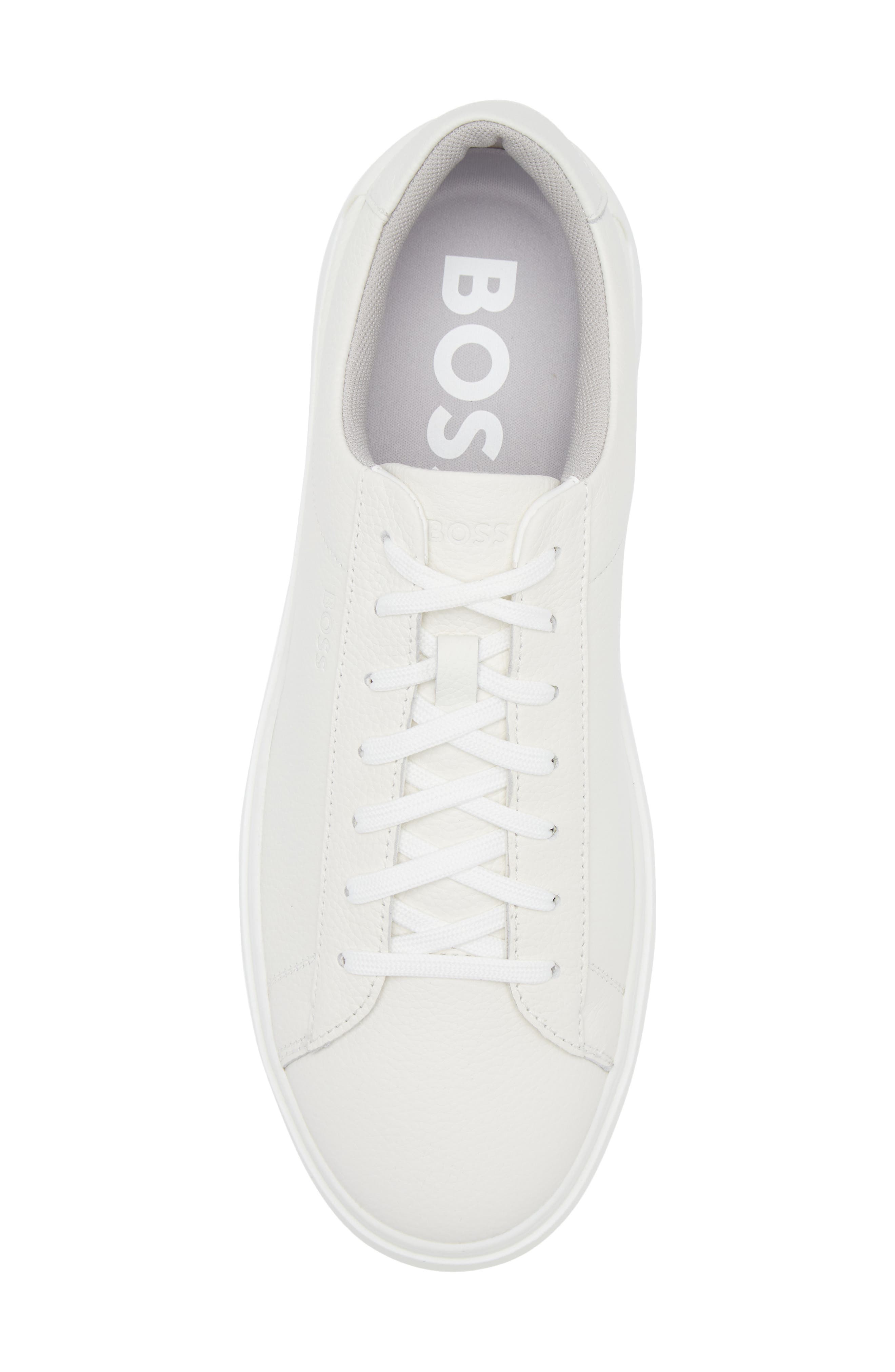 BOSS Clint Trainer Sneaker, Alternate, color, White