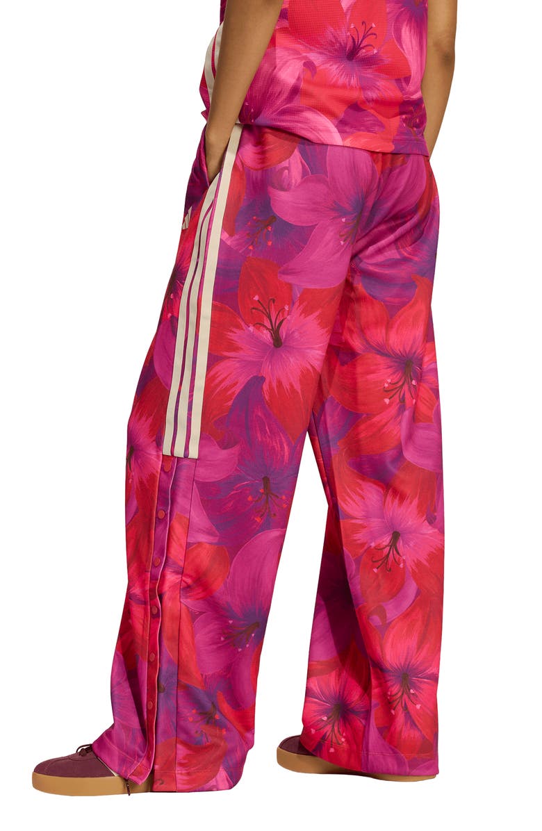 adidas x FARM Rio Tiro Track Pants, Alternate, color, Magenta/ Red/ Crystal Linen