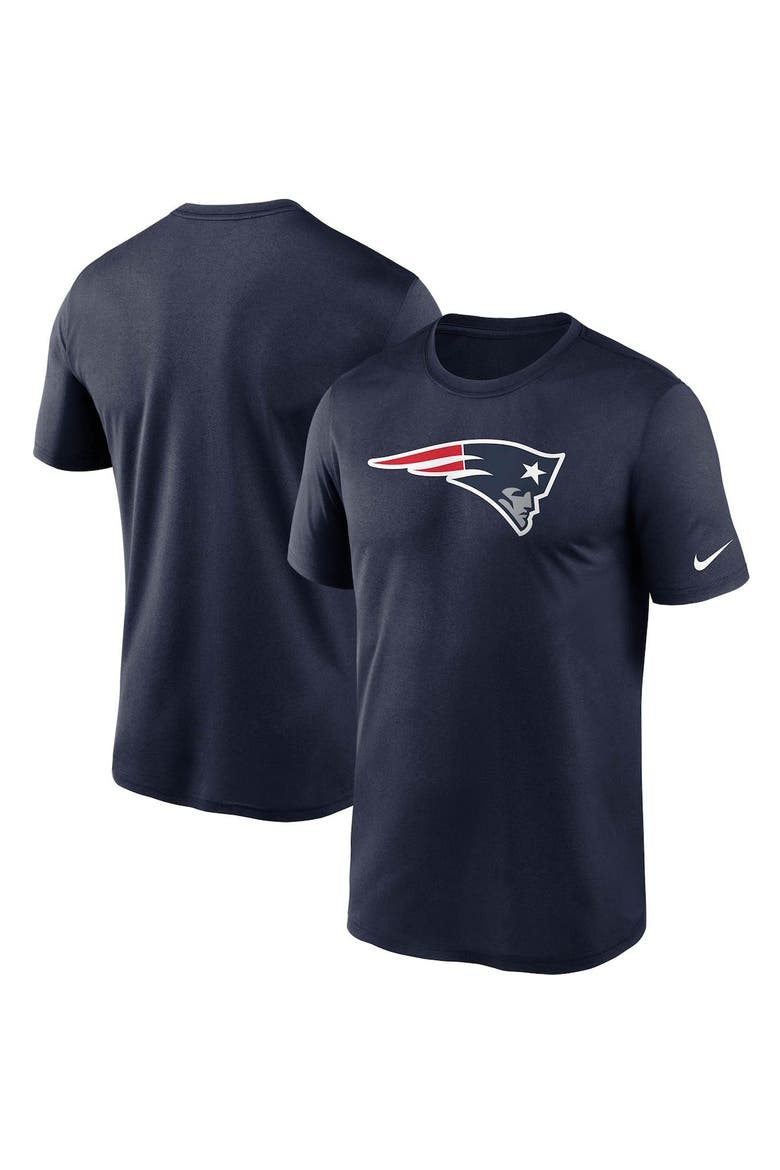 Men's Nike Navy New England Patriots Logo Essential Legend Performance T-Shirt, Main, color, Navy