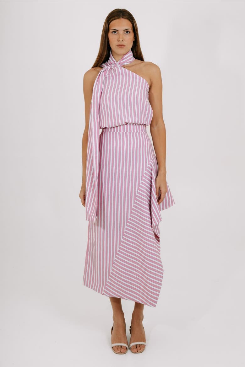 Cloud Skirt, Alternate, color, Pink Stripe