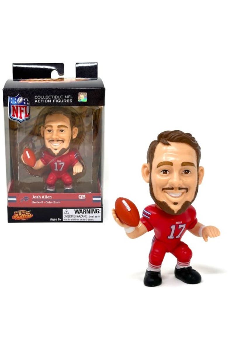 PARTY ANIMAL Josh Allen (Buffalo Bills) (Color Rush) NFL Big Shot Ballers 5" Figure, Main, color,