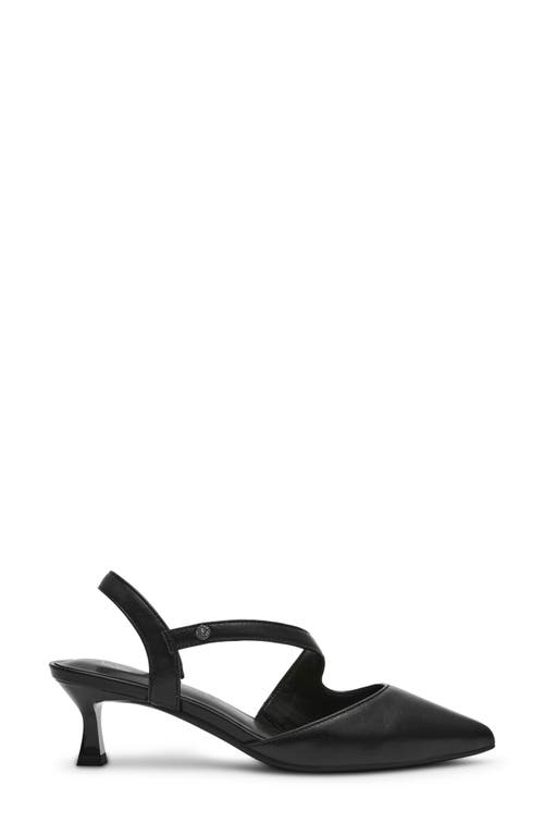 Anne Klein Iman Pointed Toe Slingback Pump In Black