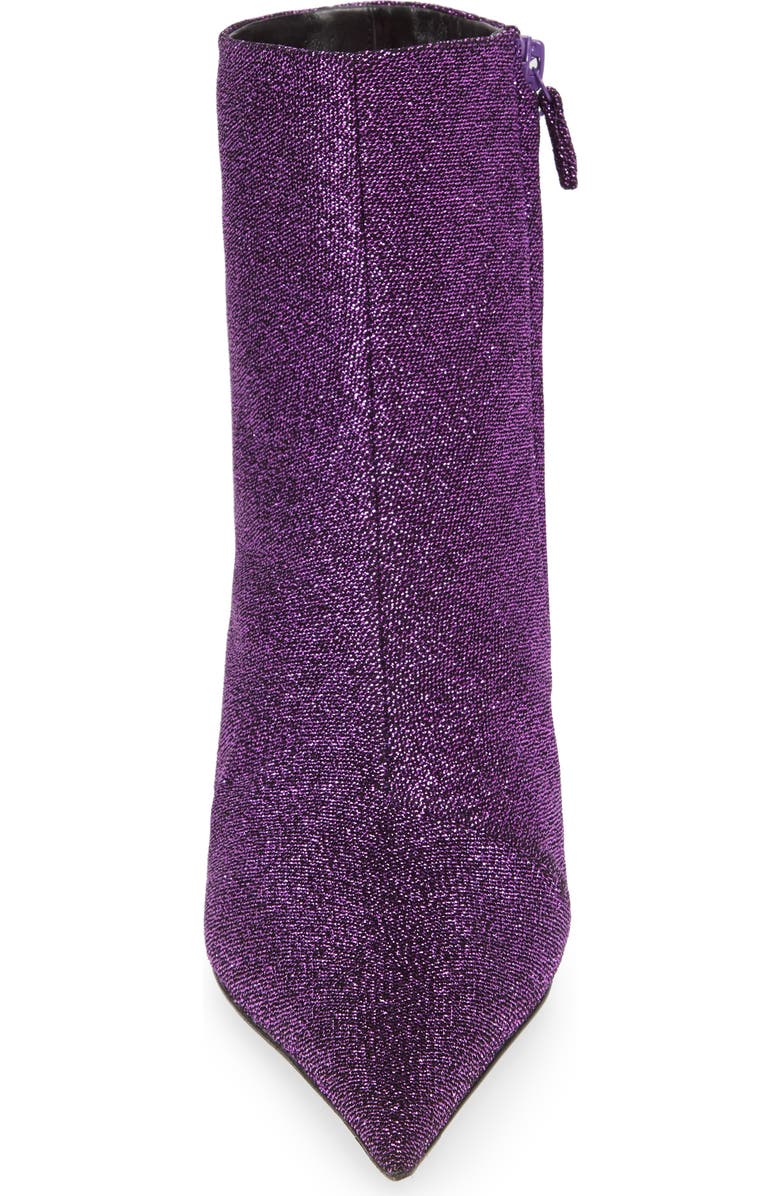 Balenciaga Knife Metallic Pointed Toe Bootie, Alternate, color,