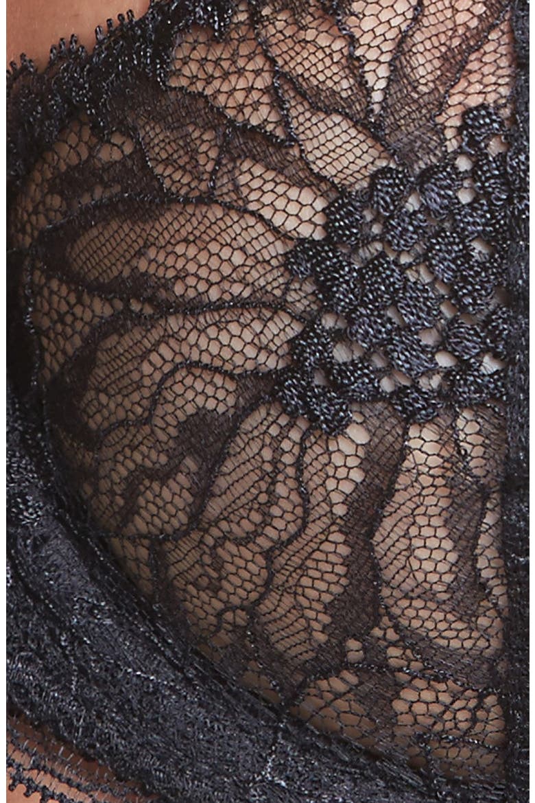 Chantelle Intimates Opera Underwire Demi Bra, Alternate, color, BLACK