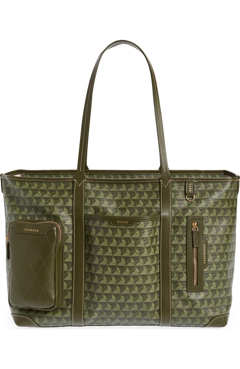 Anya Hindmarch I Am a Plastic Bag Recycled Coated Canvas Tote, Main, color,