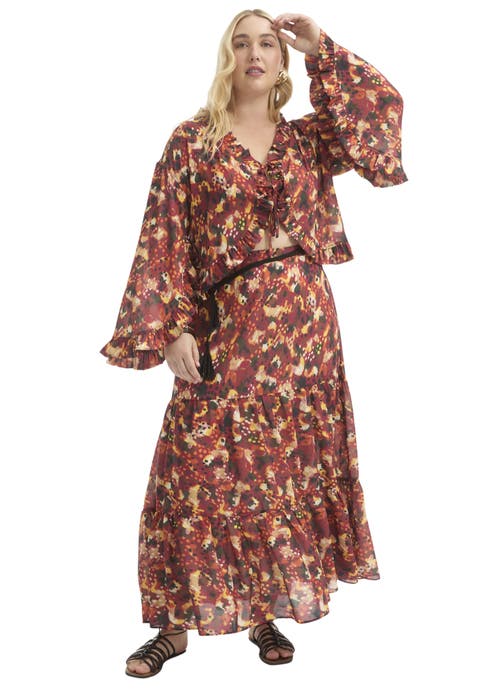 Ruffle Tie-Front Top (Plus Available)