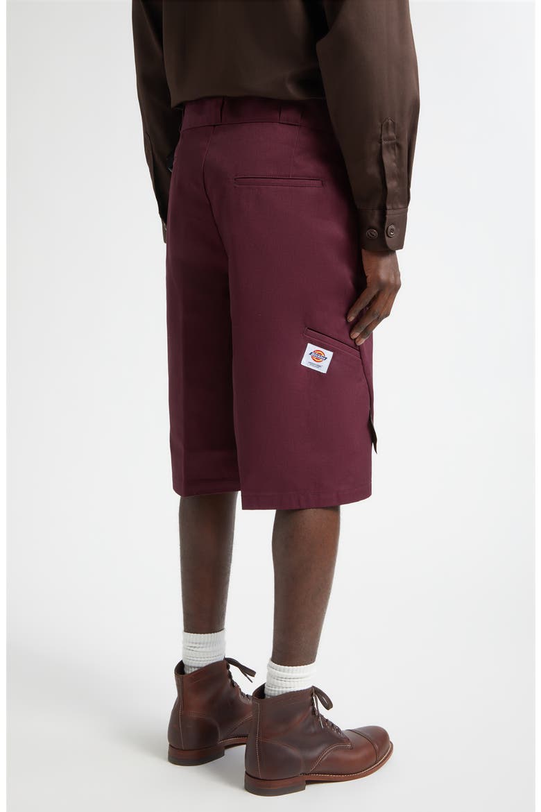 x Dickies Twill Work Shorts, Alternate, color, BORDEAUX