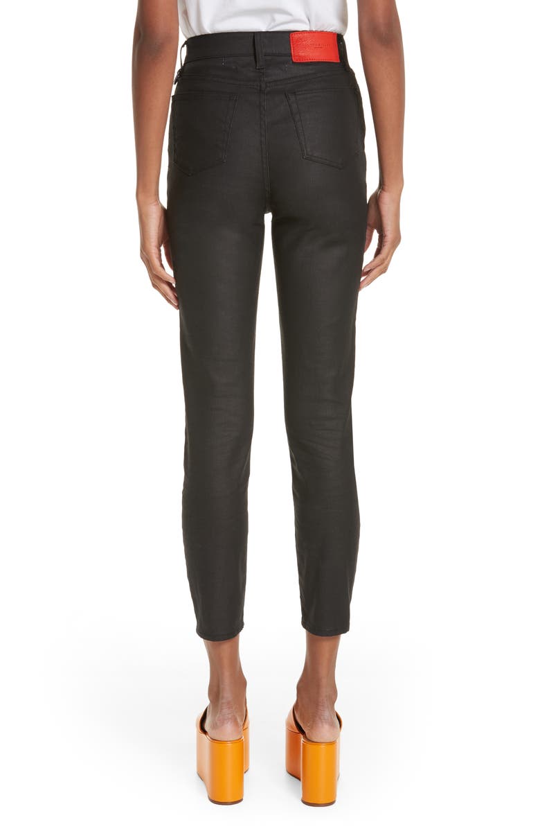 Simon Miller x Paramount Grease Coated Skinny Jeans, Alternate, color, 