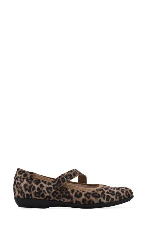 Cliffs By White Mountain Carwen Mary Jane Flat In Animal Print
