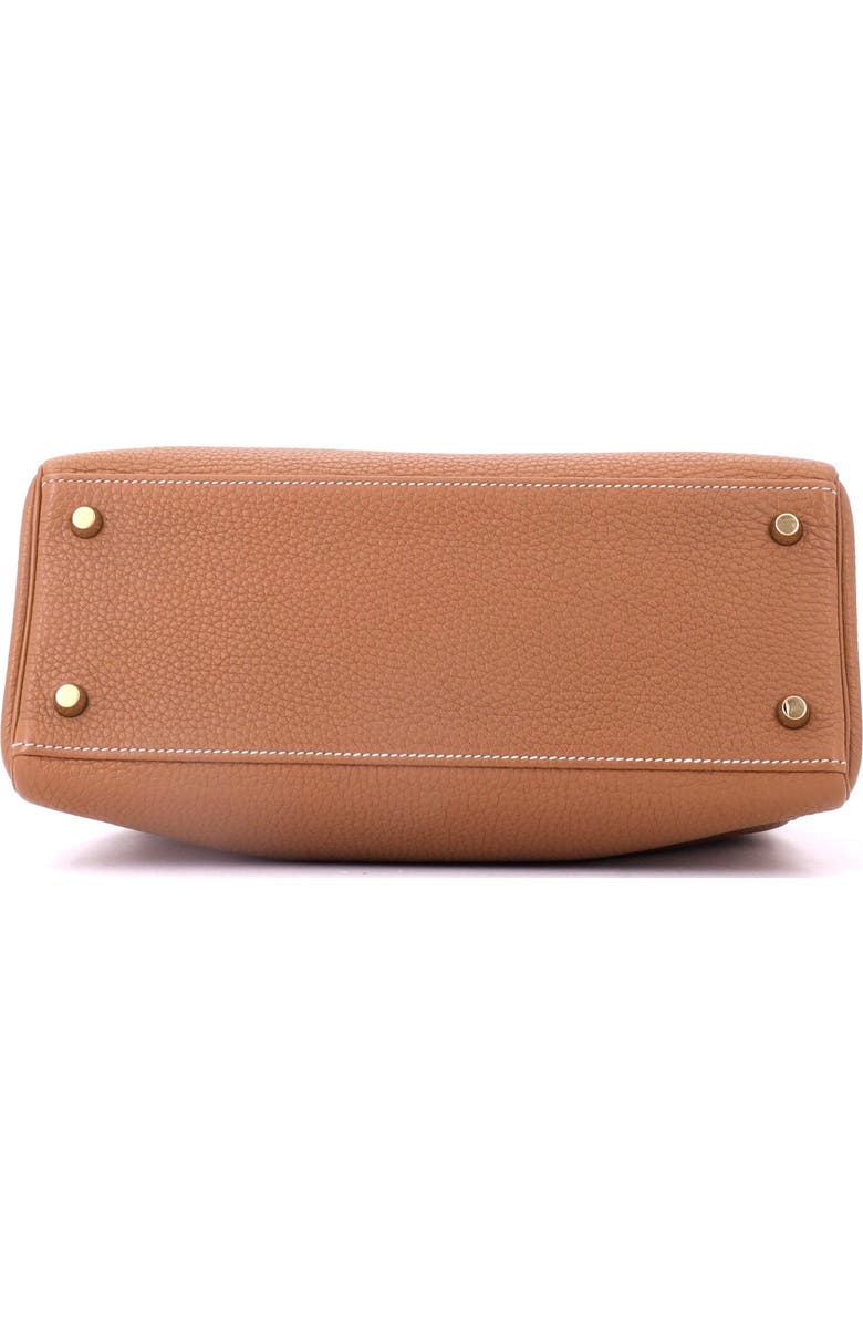 Pre-Owned Hermes Kelly Handbag Brown Togo with Gold Hardware 28, Alternate, color, Gold