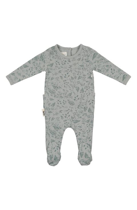 Soft Vines Cotton Blend Footie (Baby)