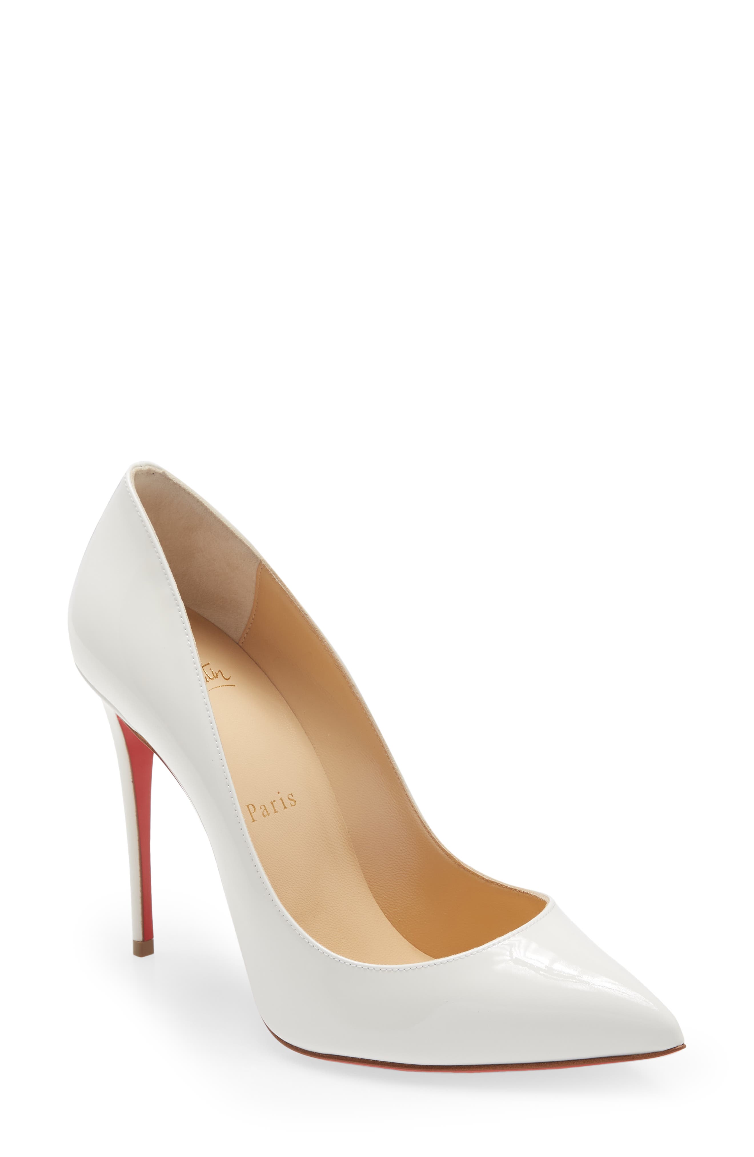 Pigalle Follies Pointed Toe Pump, Main, color, BIANCO