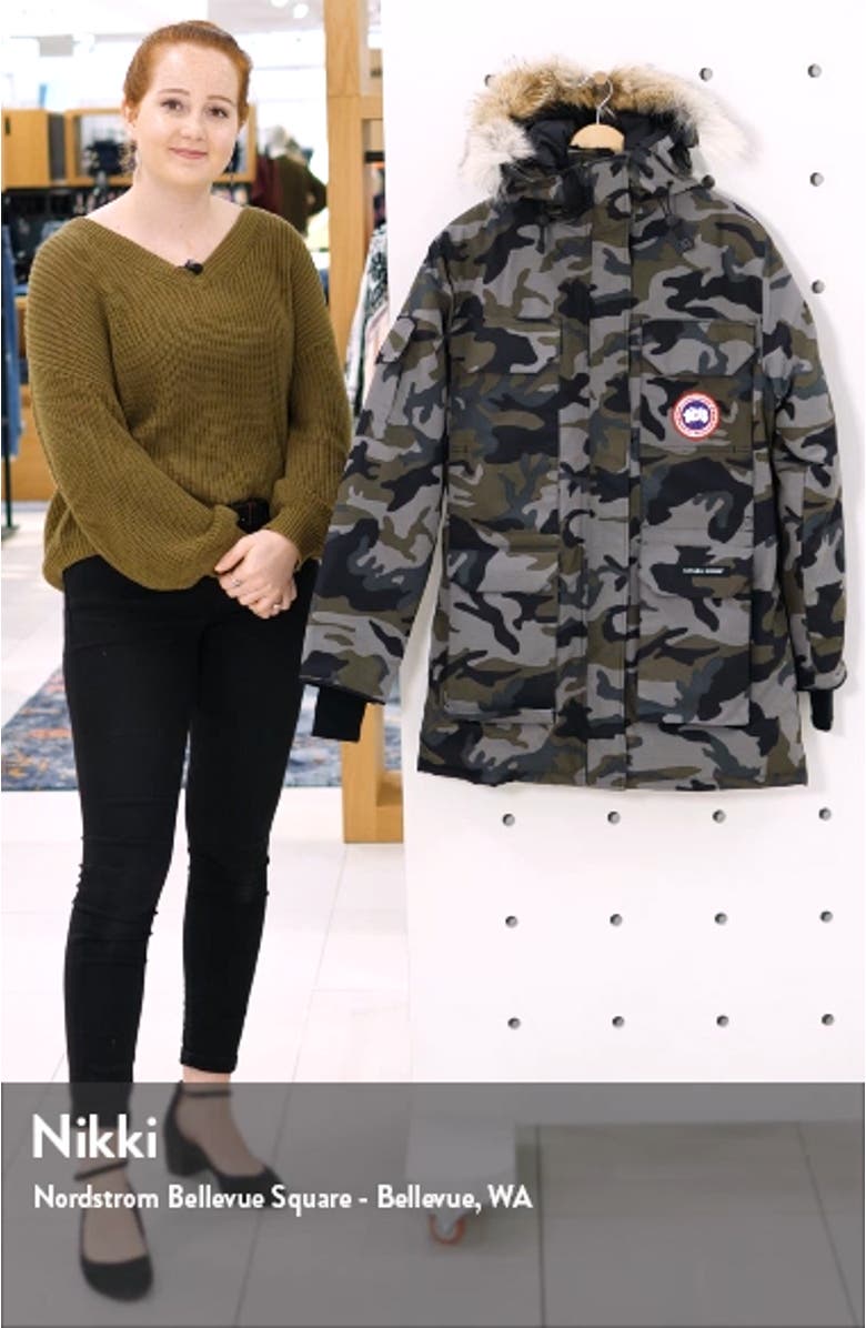 Expedition Extreme Weather Fusion Fit 625 Fill Power Down Parka with Genuine Coyote Fur Trim, sales video thumbnail