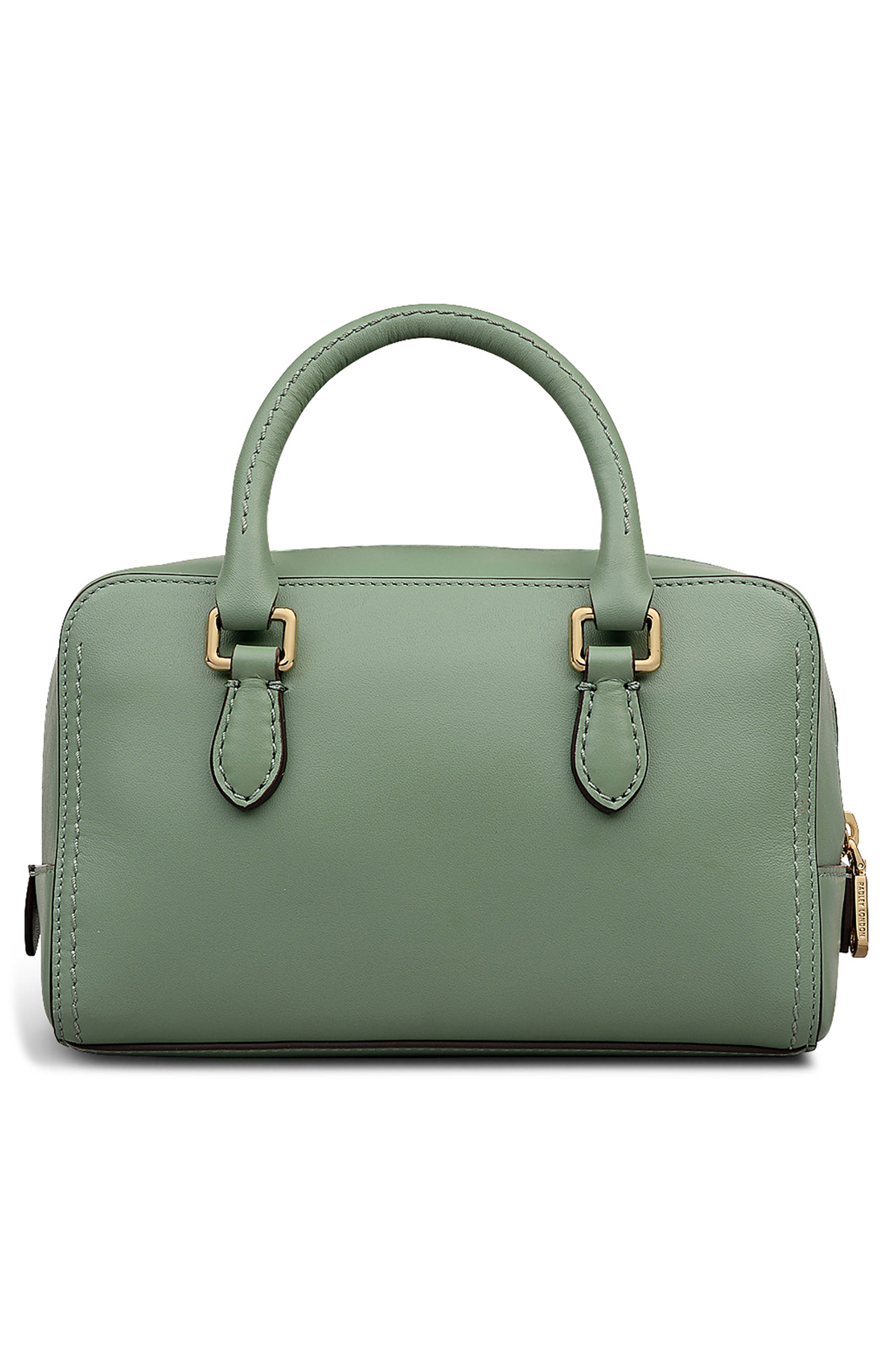 Radley Mini Portland Way Zip Top Handle Bag, Alternate, color, Pistachio