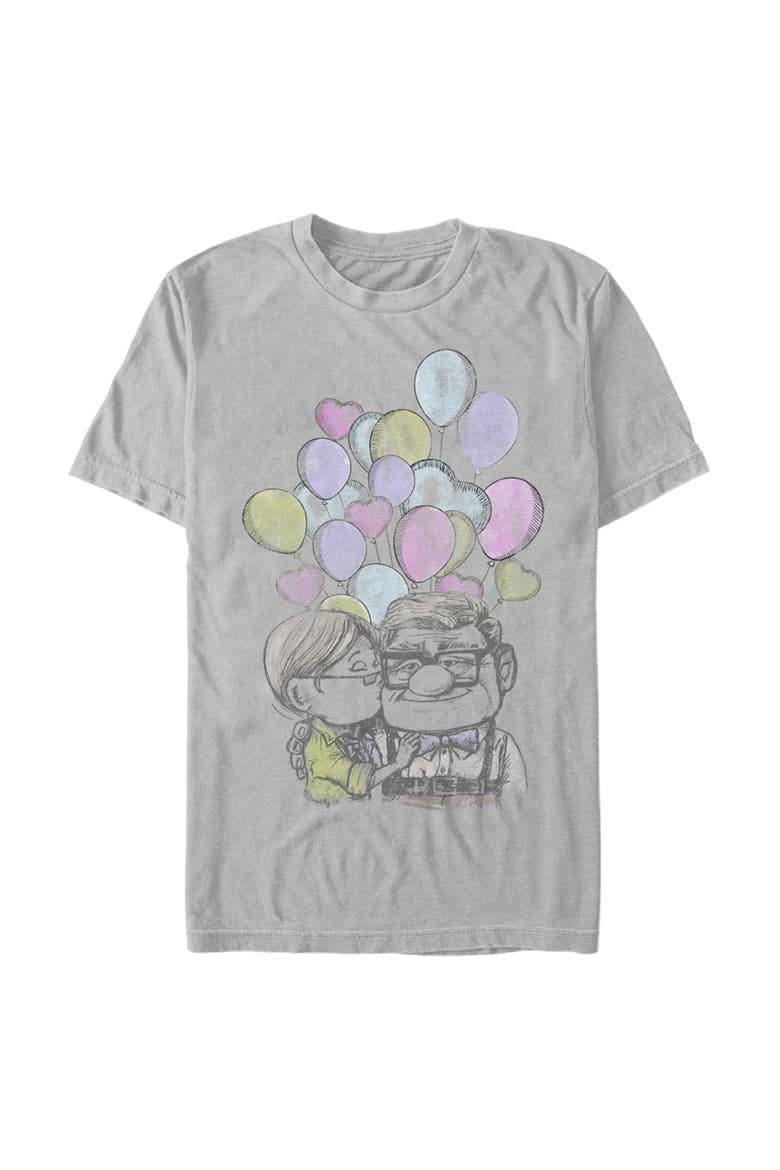 Men's Up Carl And Ellie Love  Graphic T-Shirt, Alternate, color, Silver