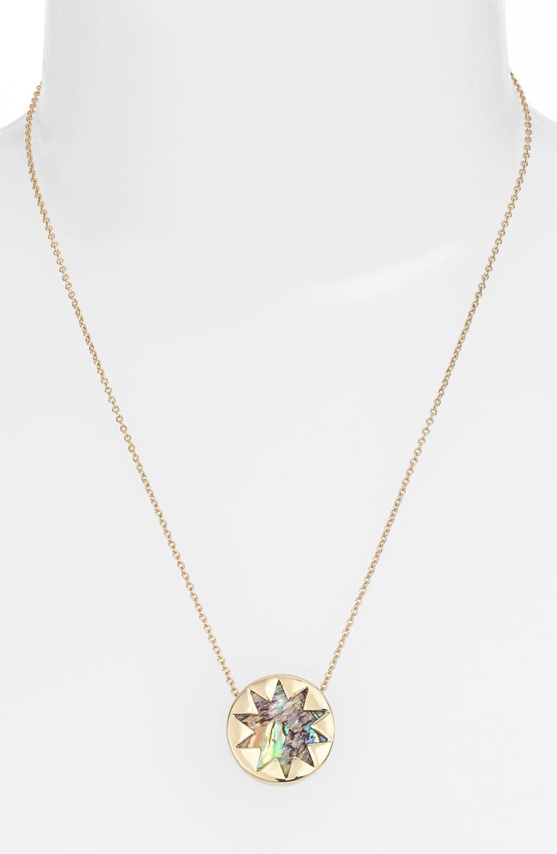 House of Harlow 1960 Sunburst Pendant Necklace, Alternate, color, 