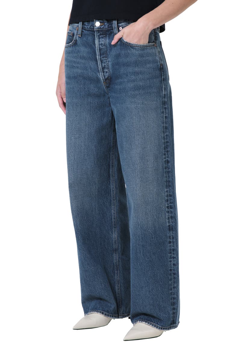 Low Slung Baggy Jeans, Main, color, ESSENCE
