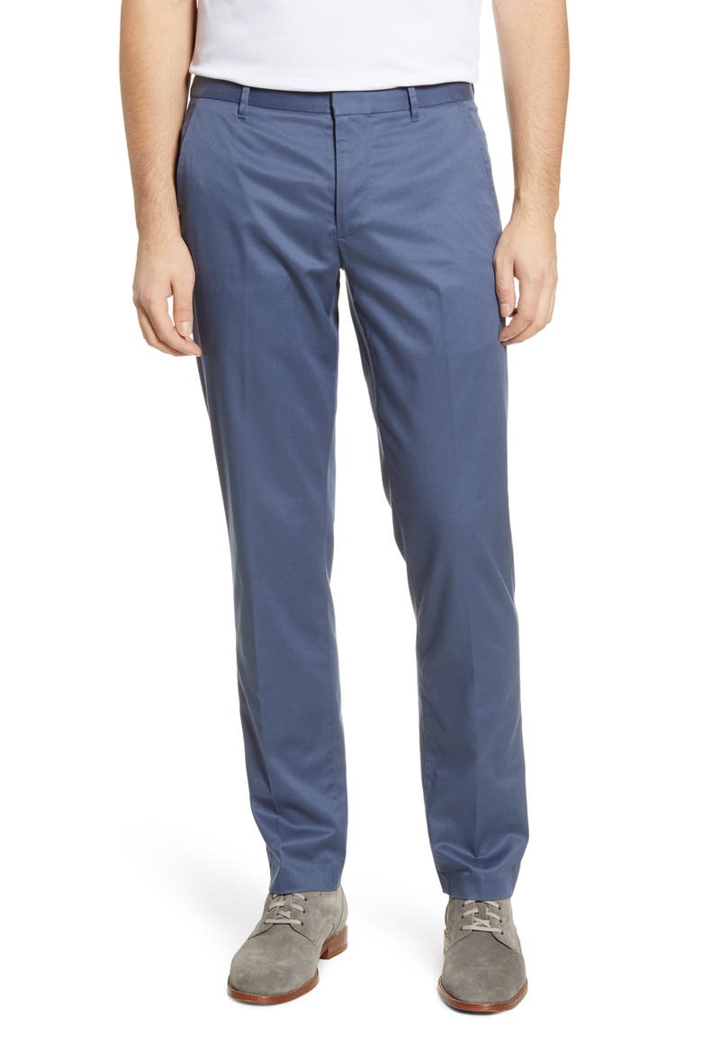 Weekday Warrior Athletic Stretch Dress Pants, Main, color, RAVEN GREY