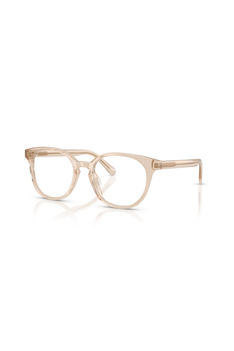 50mm Round optical glasses, Main, color, Beige
