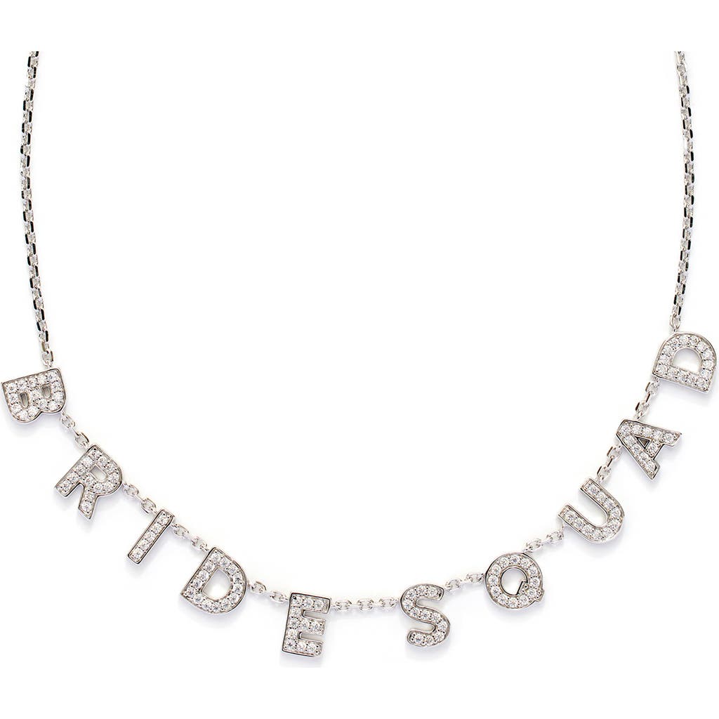 Kleinfeld Cubic Zirconia Bride Squad Necklace