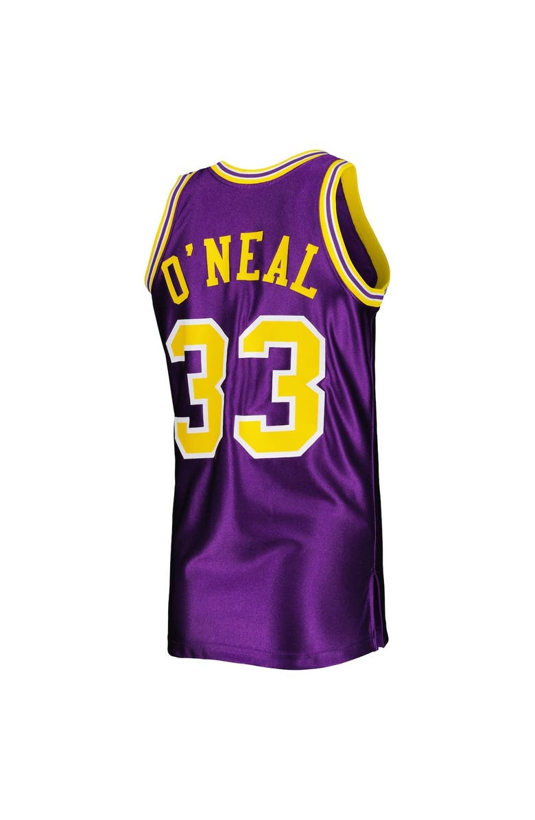 Mitchell & Ness Men's Mitchell & Ness Shaquille O'Neal Purple LSU Tigers 1990/91 Authentic Jersey, Alternate, color, Purple