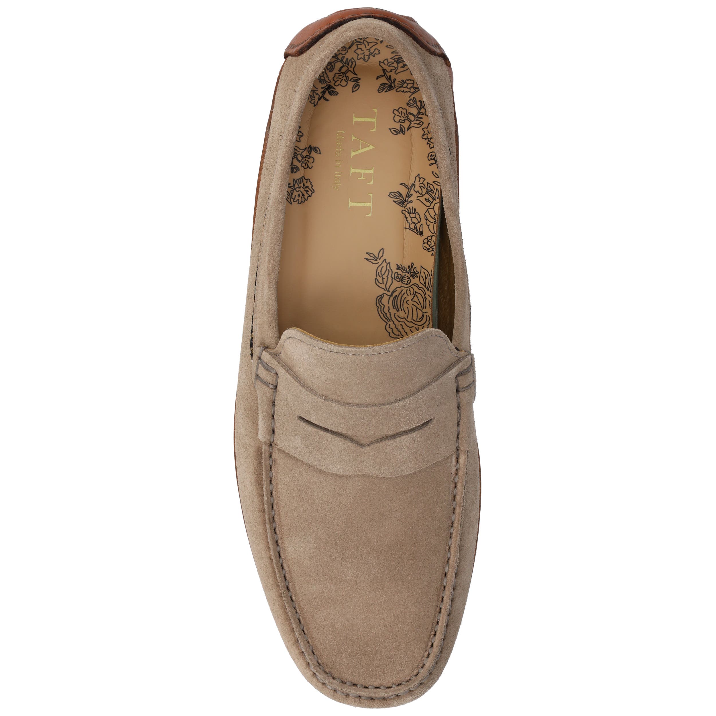 The Luke Driver Moc, Alternate, color, Taupe/Suede