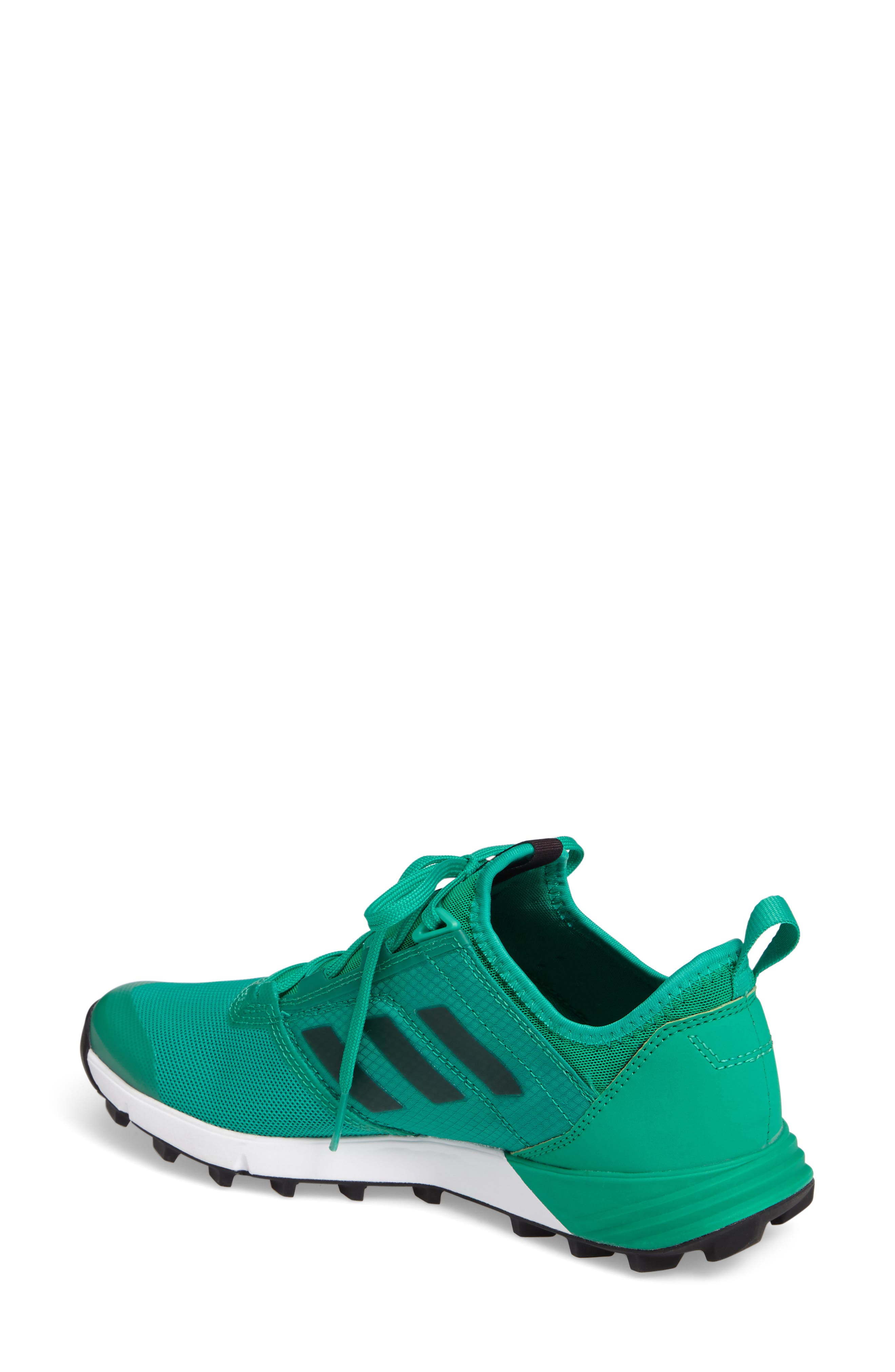Terrex Agravic Speed Trail Running Shoe, Alternate, color, CORE GREEN/ CORE GREEN/ BLACK