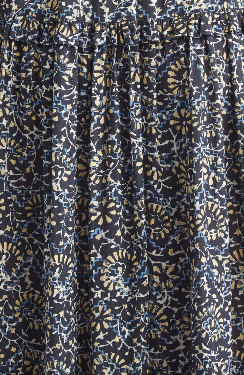 Ulla Johnson Ophelia Floral Print Sleeveless Tiered Maxi Dress, Alternate, color, Midnight Bloom