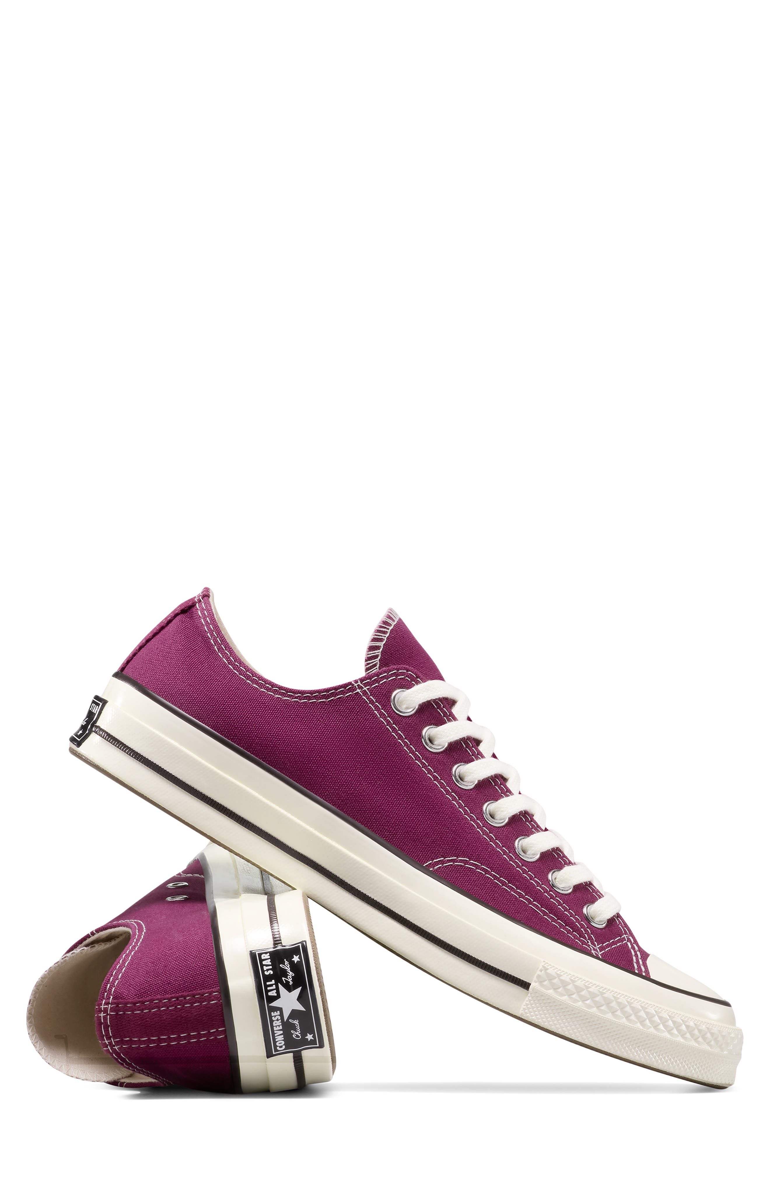 Converse Chuck 70 Oxford Sneaker, Alternate, color, Frozen Acai/ Egret/ Black