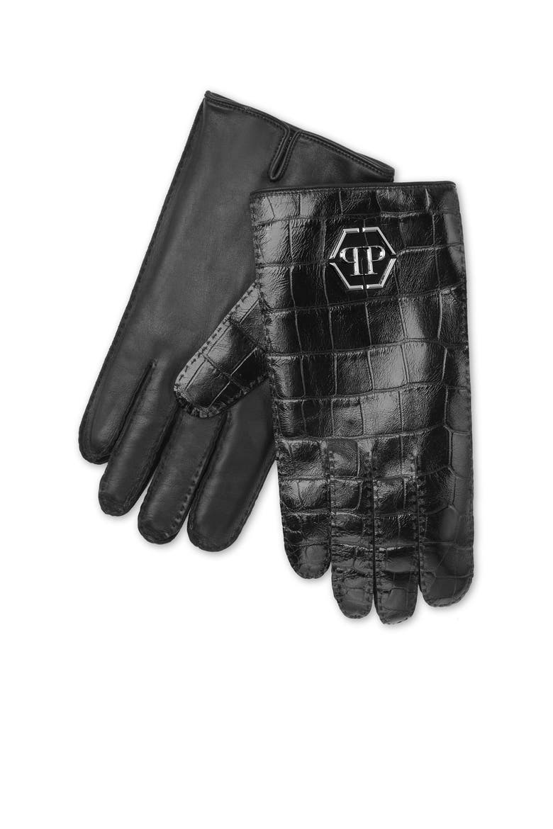 Mid-Gloves Hexagon Men, Main, color, black