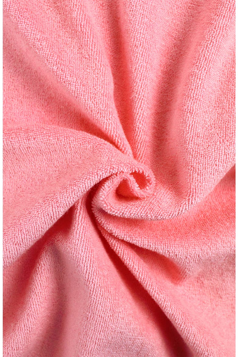 Terry Cloth Swim Cover-Up, Alternate, color, BUBBLEGUM PINK