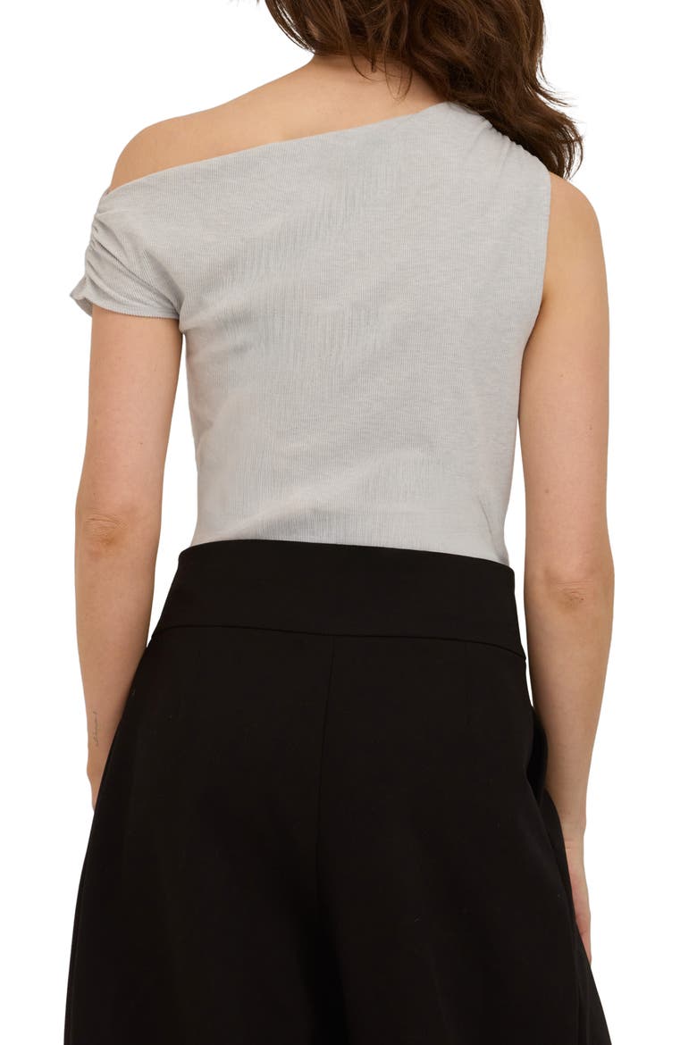 Laurel Off the Shoulder Top, Alternate, color, SMOKEY BLUE