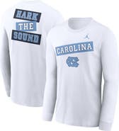 Jordan Brand Men's Jordan Brand White North Carolina Tar Heels Two-Hit Classic Location Long Sleeve T-Shirt