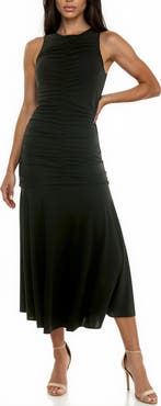 Socialite Ruched Bodice Midi Dress