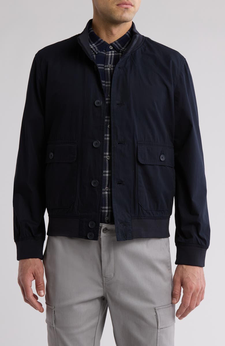 Slate & Stone Brushed Cotton Bomber Jacket, Main, color,