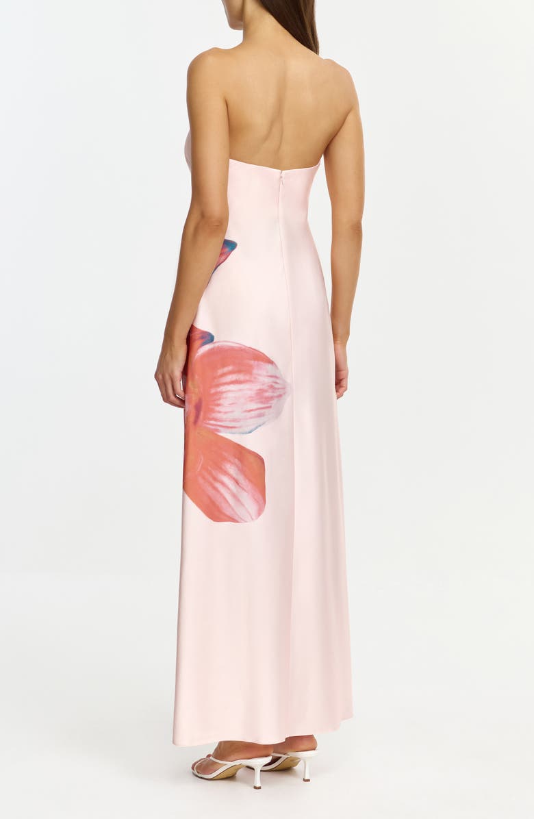 Significant Other Esme Strapless Maxi Dress, Alternate, color, Pink Tangerine