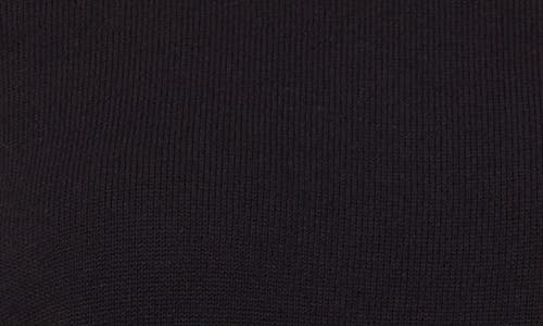 Cece Faux Pearl Embellished Cotton Sweater In Black
