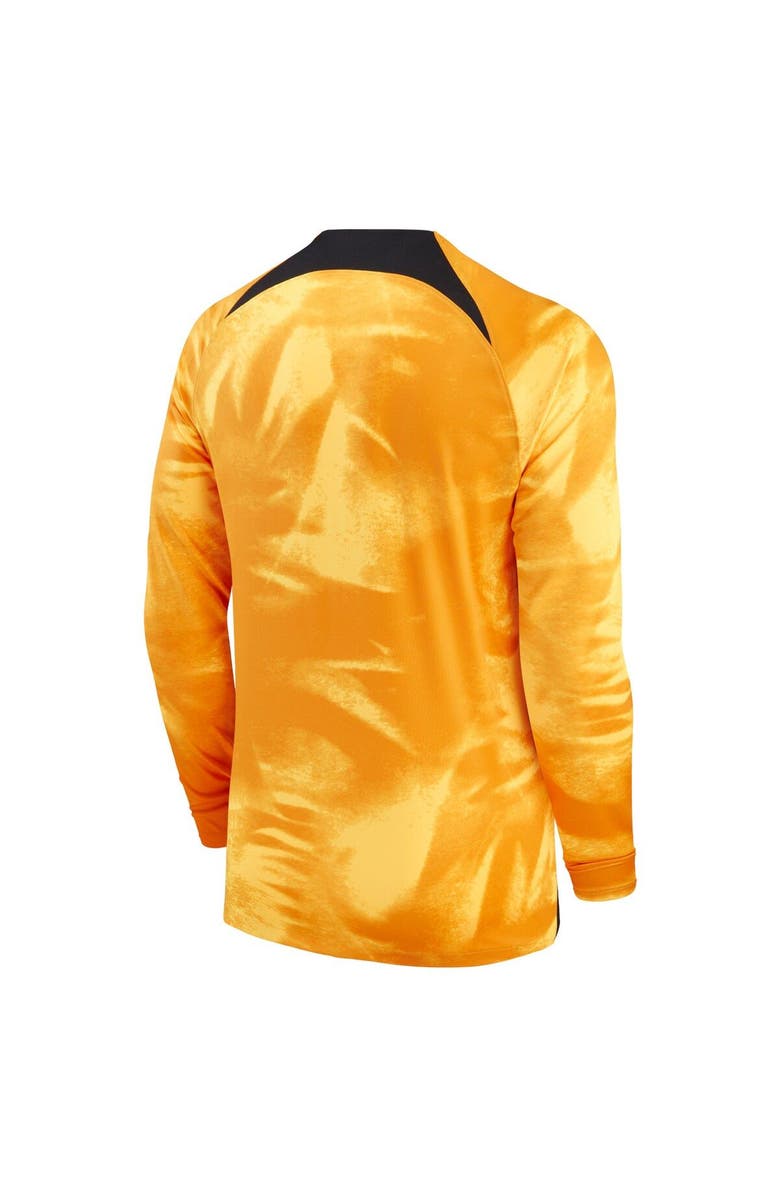 Nike Men's Nike Orange Netherlands National Team 2022/23 Home Breathe Stadium Replica Blank Long Sleeve Jersey, Alternate, color,