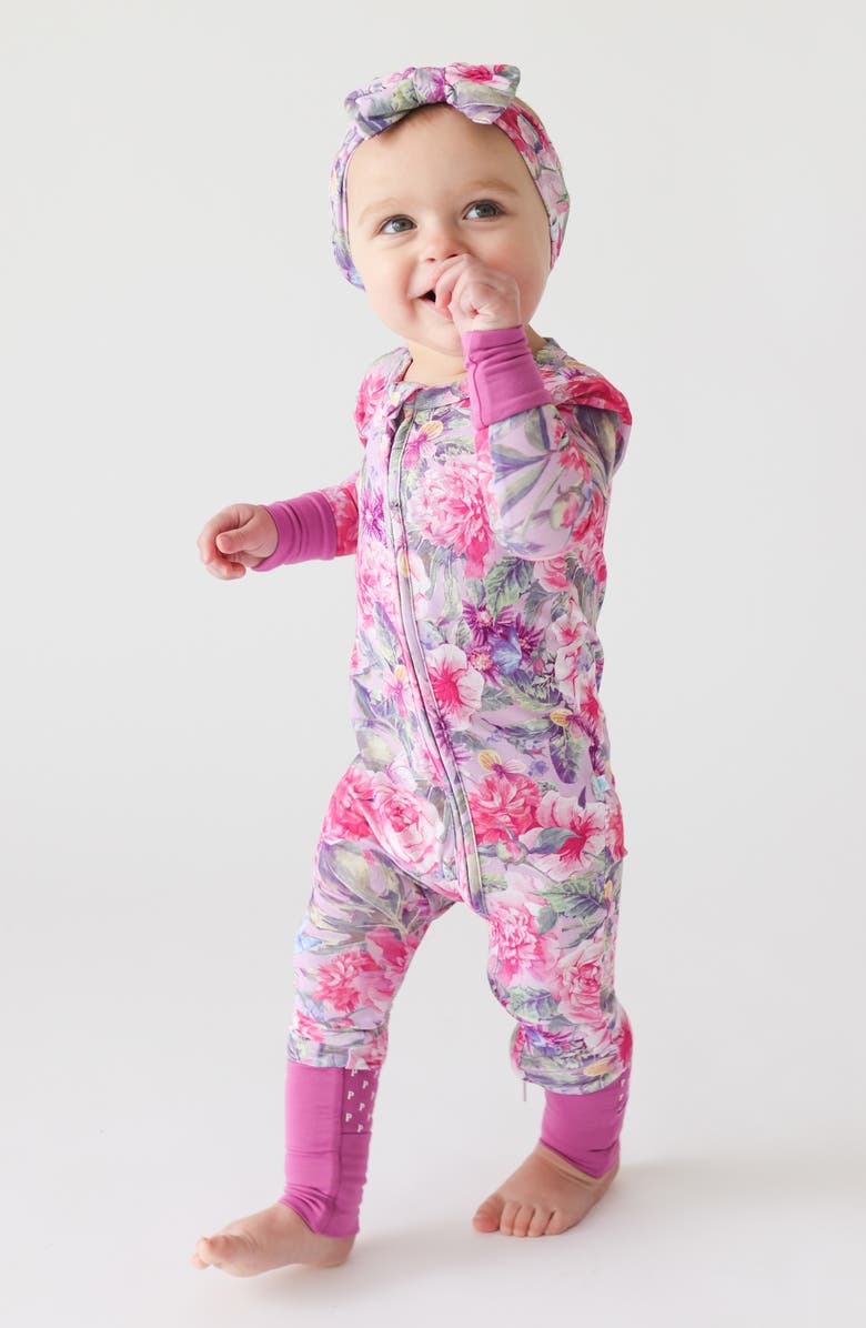 Posh Peanut Ellery Fitted Convertible One-Piece Pajamas, Alternate, color,