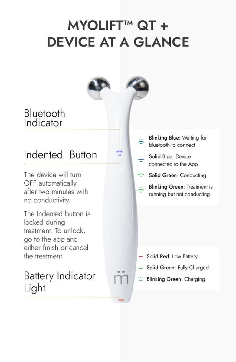 7e Wellness MyoLift QT Plus Smart Microcurrent Facial Toning Device, Alternate, color, White