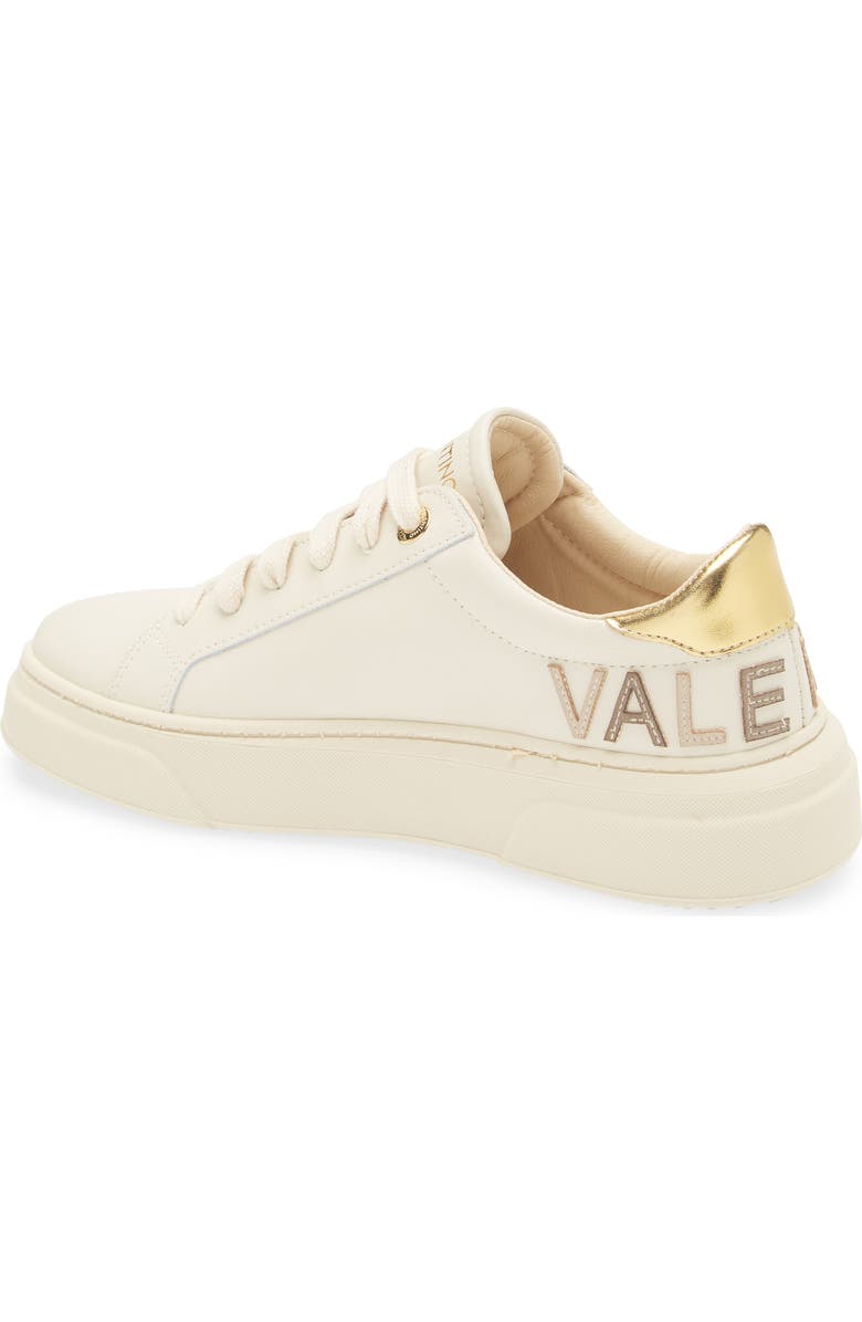 VALENTINO BY MARIO VALENTINO Alice Low Top Sneaker, Alternate, color, Cream Gold